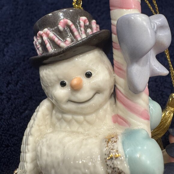 Lenox 2004 “Snowman With Candy Cane” Ornament - Picture 5 of 8